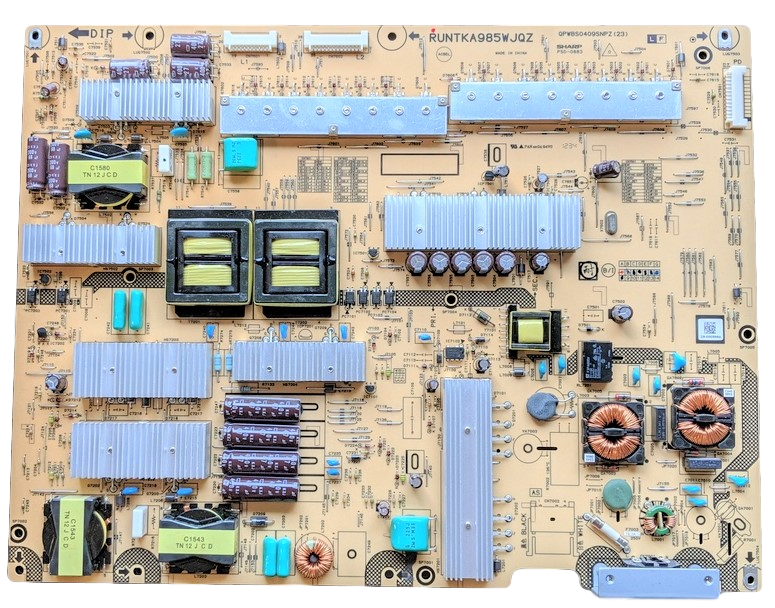 RUNTKA985WJQZ Sharp Power Supply/LED Board, RUNTKA985WJQZ