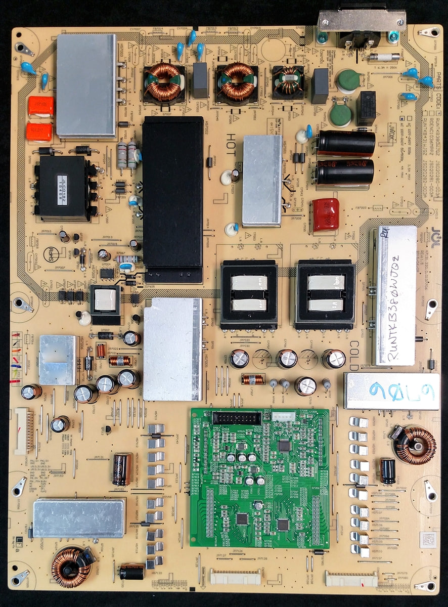 RUNTKB380WJQZ Sharp Power Supply/ LED Board, JSD20280-003A, LE-80LE661U,  LC-80LE661UB, LC-80LE661U