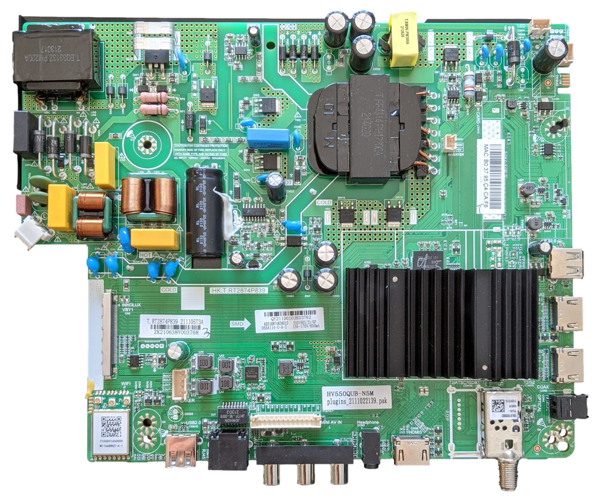 RWOSU5047-Main RCA Main Board, HK.T.RT2874P839, RWOSU5047 RWOSU5047-Main RCA Main Board, HK.T.RT2874P839, RWOSU5047