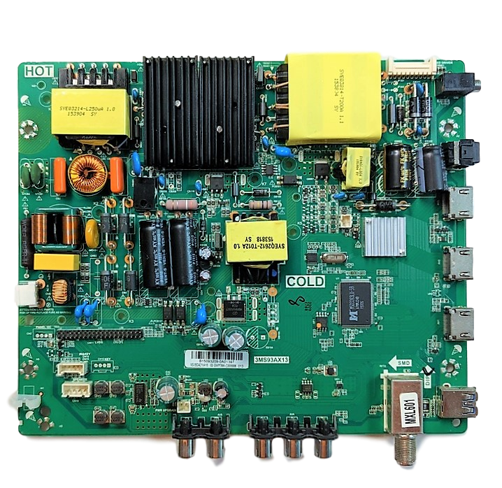 S8-SWY39A-C0000 Insignia TV Module, main board power, 02-SWY39A-C000006, 3MS93AX13, B15103573, NS-55D421NA16