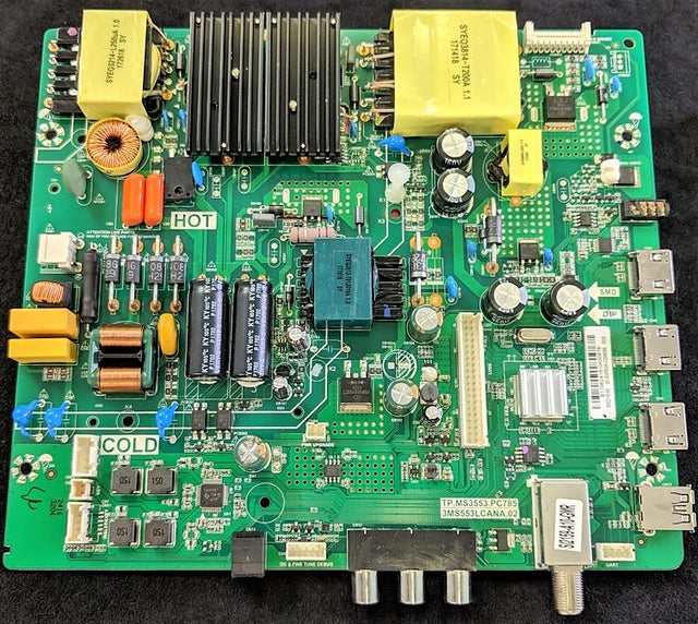 S8SW353AC008000 Toshiba Main Board / Power Supply, TP.MS3553.PC785, 3MS553LCANA.02, 02-SW353A-C008000, 55L510U18