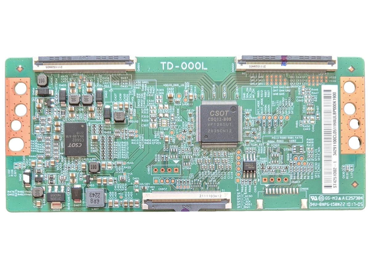 ST4251D02-1, Philips T-Con Board, TD-000L, 43PFL5756/F7