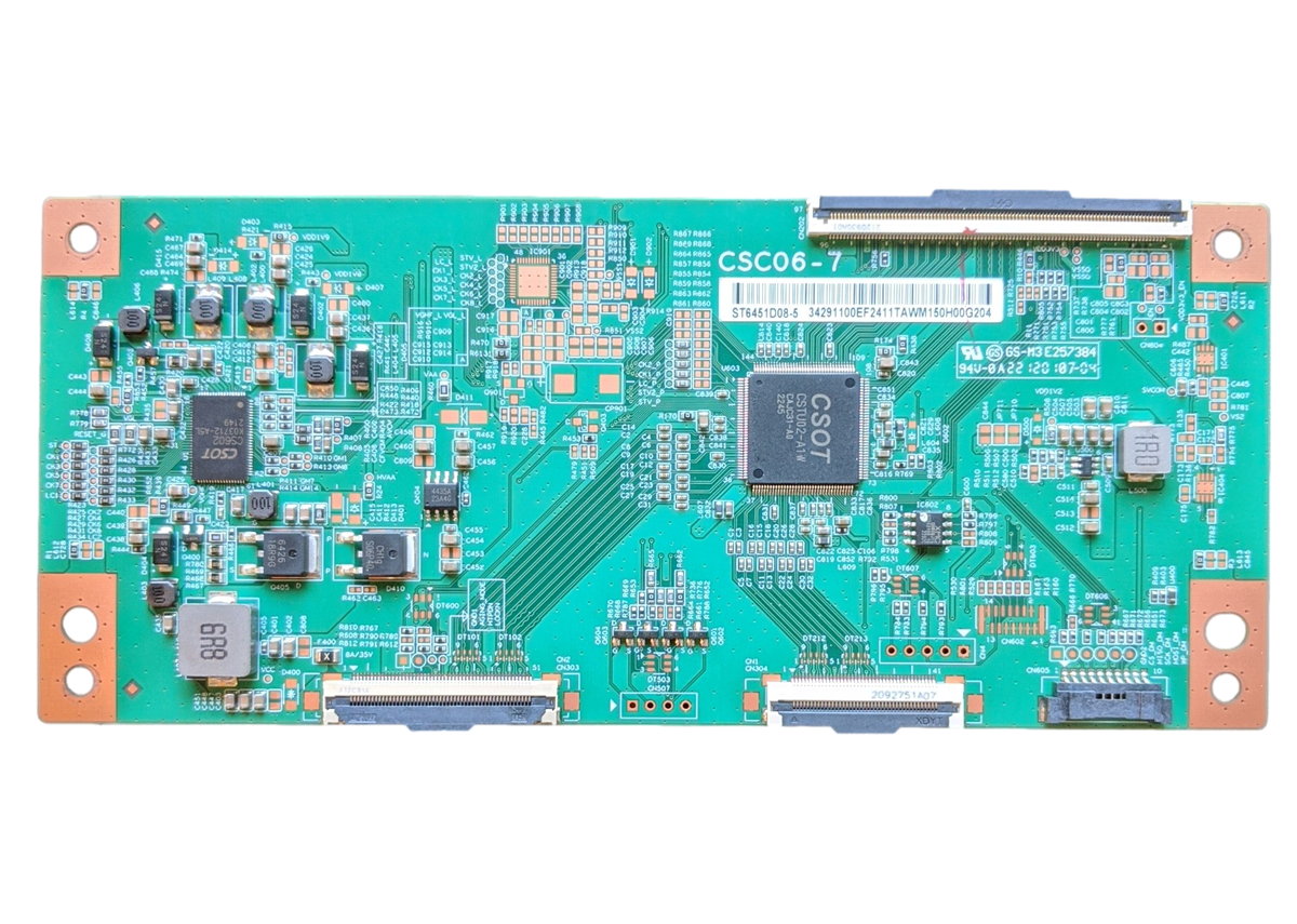 ST6451D08-5 TCL T-Con Board, CSC06-7, 65Q750G