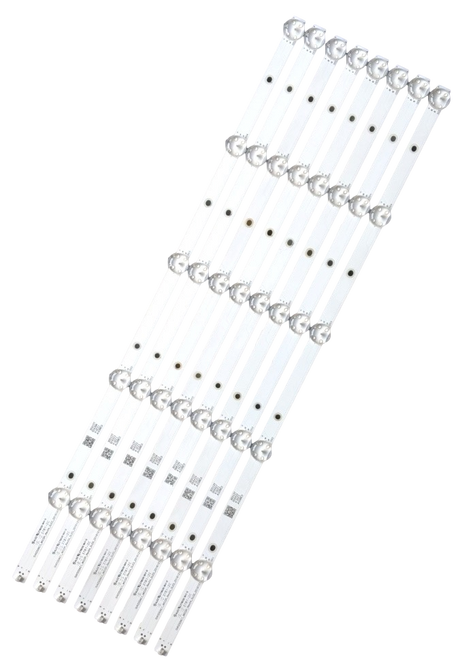 SVK550AC1 Toshiba Backlight Strips, SVK550AC1_WICOP_Rev04_5LED_20161212, 55LF621U19, 55LF711U20