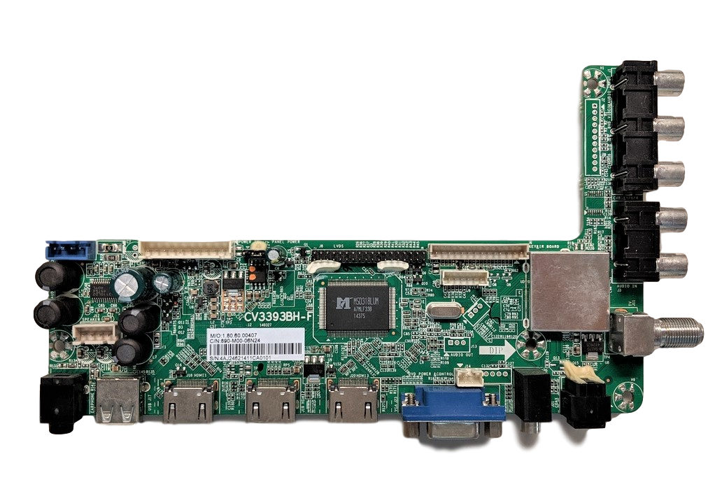 SY14491 Element Main Board, 890-M000-06N24, 1.80.60.00407, CV3393BH-F, ELEFS651