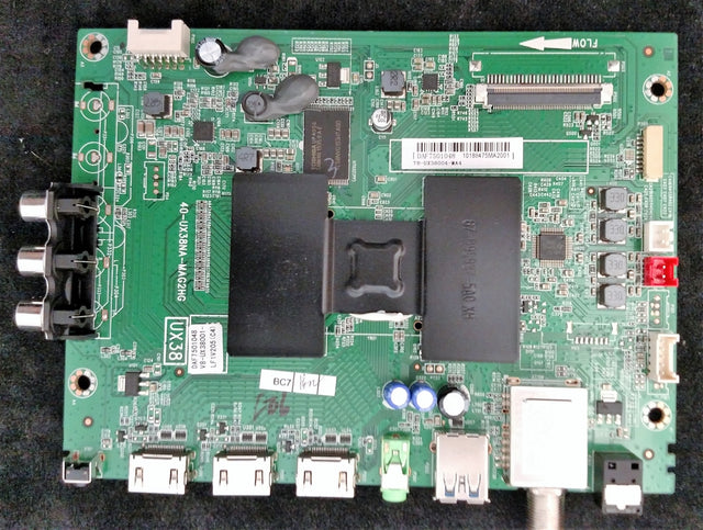 T8-UX38004-MA4 Insignia TV Module, main board, 40-UX38NA-MAG2HG, DAF7501063, V8-UX38001-LF1V205(B6), T8UX38004-MA4, NS-40DR420NA16