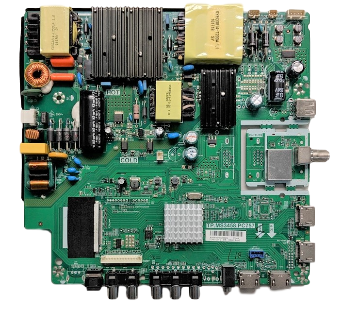 TP.MS3458.PC757 RCA Main Board, RTU4002 Mian Board, ST5464D04-2, A16054876, RTU4002