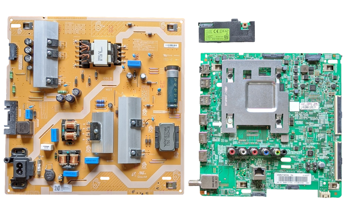 UN50RU7100FXZA Samsung TV Repair Parts Kit, BN94-13724A Main Board, BN44-00932N Power Supply, BN59-01314A Wifi, 50RU7100FXZA DA01, 50RU7200FXZA DB01, 50RU710DFXZA DA01