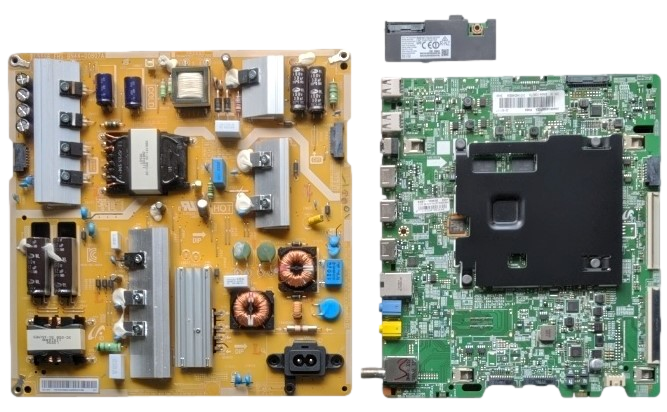 UN55KU6500FXZA Samsung TV Repair Parts Kit, UN55KU6500FXZA FA01, BN94-10827A Main Board, BN44-00807A Power Supply, BN59-01239A Wifi, UN55KU6500FXZA (FA01), UN55KU6600FXZA (FA01)
