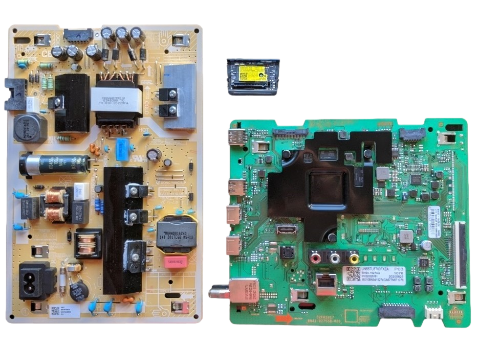 UN55TU8200FXZA Samsung TV Repair Parts Kit, BN94-15274G Main Board, BN44-01054A Power Supply, BN59-01342A Wifi, UN55TU8200FXZA