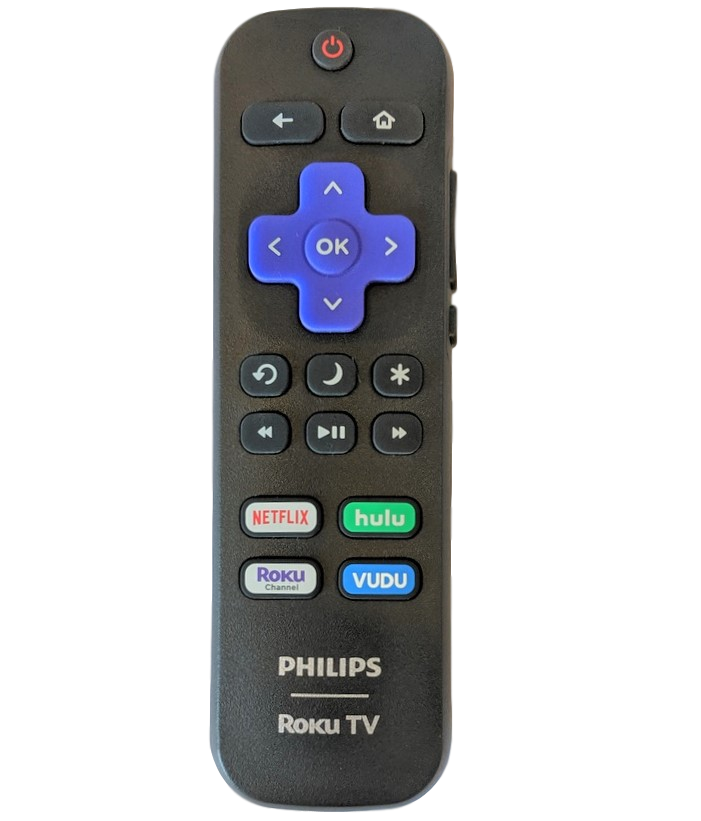 URMT21CND002 Philips Roku TV Remote, 101018E, 101018E0016, 101018E0025, 50PFL4962, 50PFL4662, 40PFL4662