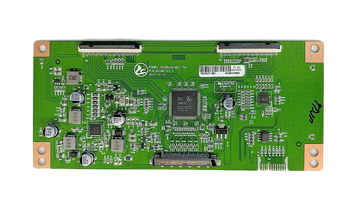 V674B1-V3.0 Element T-Con, V500DJ6-QE1, E2SW5018, E2T4019