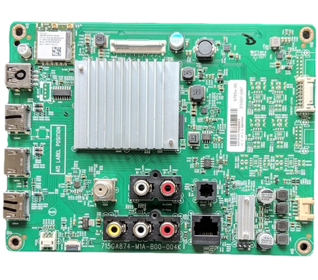 V705X-H1-Main Vizio Main Board, 905TXKSA700003, 715GA874-M1A-B00-004K, V705X-H1