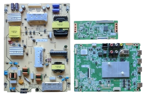 V756-J03 Vizio TV Repair Parts Kit, Y8389608B Main Board, 09-75CAR160-00 Power Supply, RUNTK0018HVZA T-Con, V756-J03