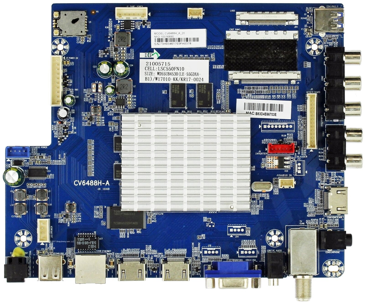 W17010-KK Element Main Board, CV6488H-A, E4SFT5517