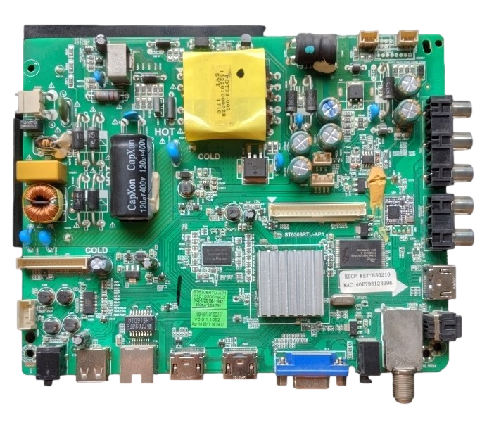 W17022-2-SY Westinghouse Main Board, 110105001902 , ST6308RTU-AP1, 1602-17030106-1, WD50FB2530