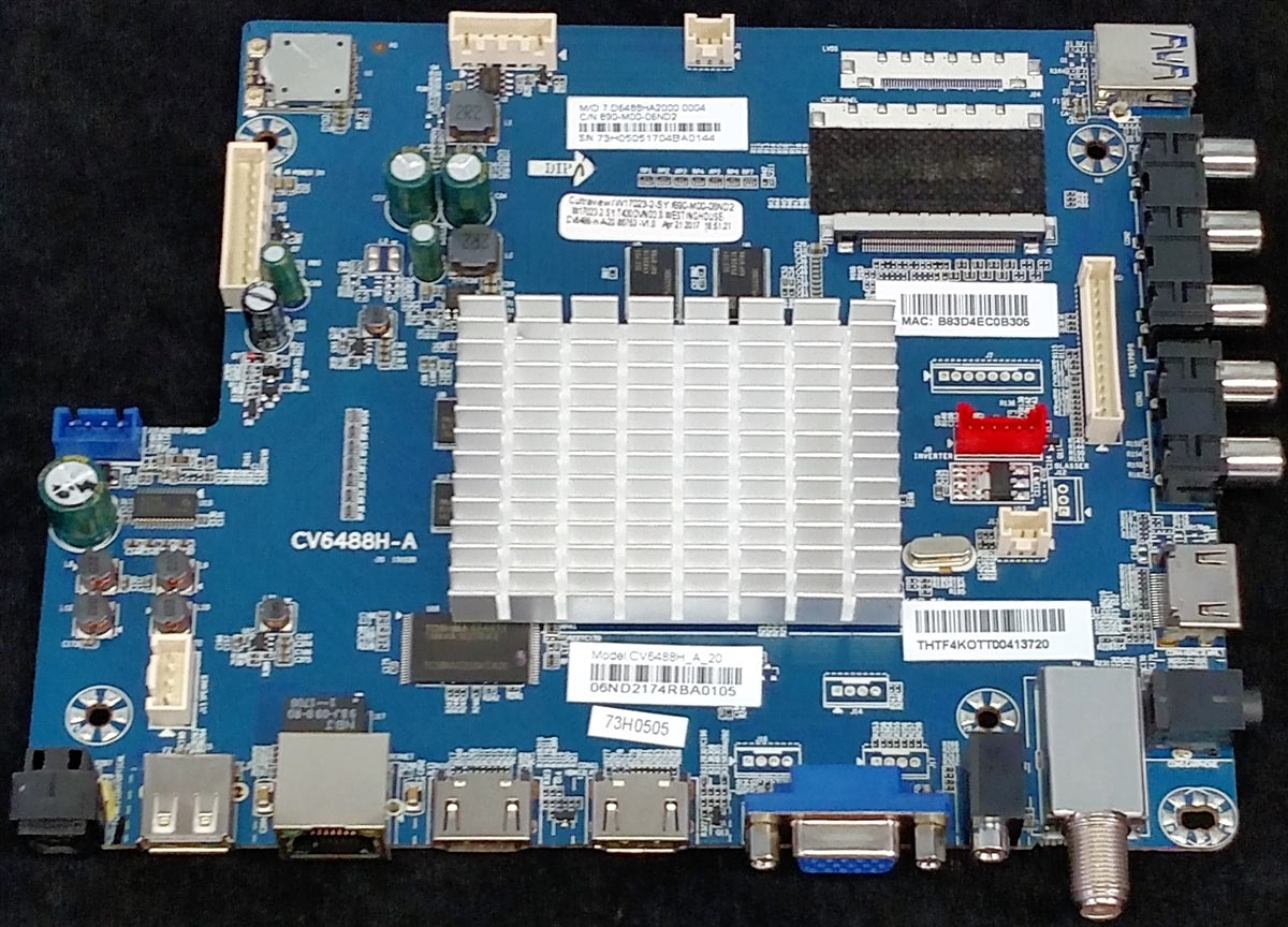 W17023-2-SY WESTINGHOUSE MAIN BOARD, 890-M00-06ND2, CV6488H-A, WD43UB4
