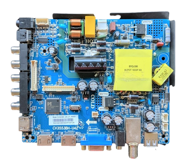 W18147-2-SY Westinghouse Main Board, W18147-2-SY, CV3553BH-U42-11, CV500U1-T01, WD49FB1018