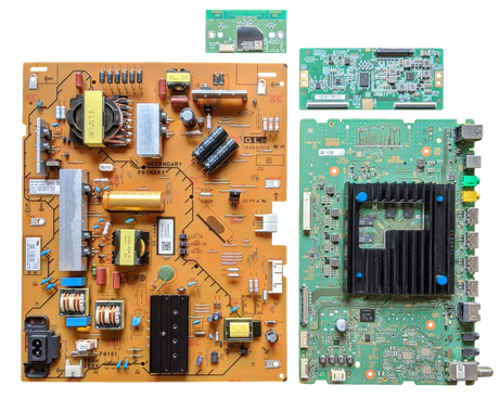 XBR-55X800H Sony TV Repair Parts Kit, A-5015-318-A Main Board, 1-004-422-12 Power Supply, 1-007-125-11 T-Con, 1-005-419-11 Wifi, XBR-55X800H, XBR-55X81CH