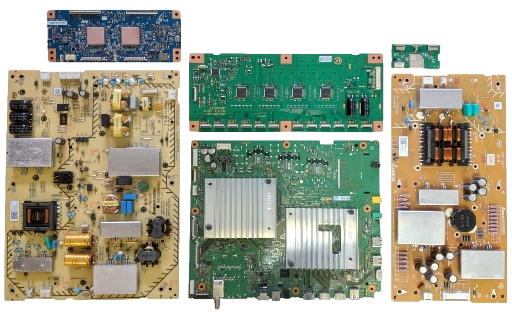 XBR-75X950G Sony TV Repair Parts Kit, A-2229-109-A Main Board, 1-474-711-11 Power Supply, 1-474-713-12 power Supply, 1-001-190-12 T-Con, 1-003-720-11 LED Driver, 1-510-061-11 Wifi, XBR-75X950G