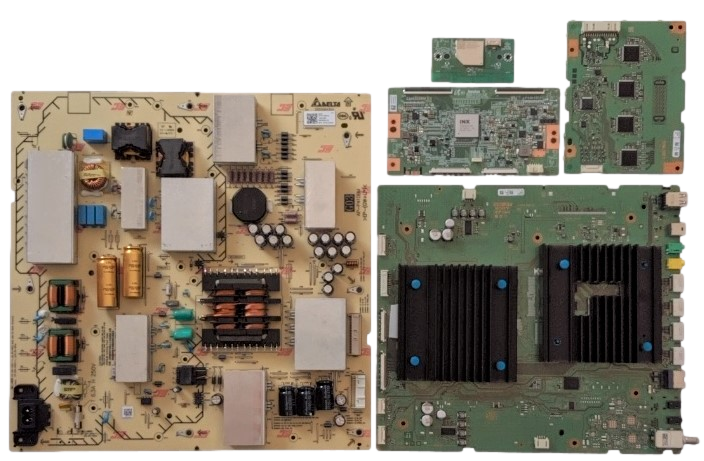 XBR-75X950H Sony TV Repair Parts Kit, A-5011-896-A Main Board, 1-006-109-21 Power Supply, 1-006-266-11 T-Con, A-5016-211-A LD Board, 1-005-419-11 Wifi, XBR-75X950H