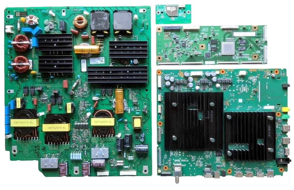 XR-55A90J Sony TV Repair Parts Kit, A-2026-252-A Main Board, 1-010-552-11 Power Supply, 6871L-6380B T-Con, 1-005-419-31 Wifi, XR-55A90J