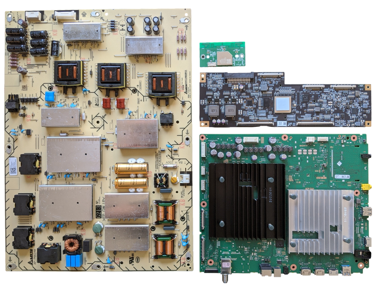 XR-65A95K Sony TV Repair Parts Kit, A-5041-915-A Main Board, 1-013-518-11 Power Supply, LJ94-49436N T-Con, 1-005-419-32 Wifi, XR-65A95K