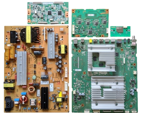 XR-65X90K Sony TV Repair Parts kit, A-5042-769-A Main Board, 1-013-619-42 Power Supply, 1-011-258-11 T-Con, A-5042-592-A LED Driver, 1-005-419-13 Wifi, XR-65X90K