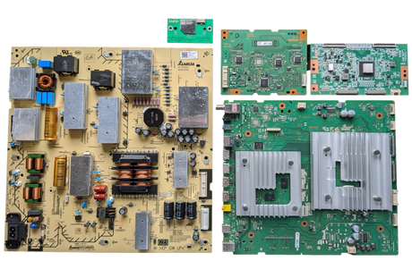 XR-75X90K Sony TV Repair Parts Kit, A-5042-769-A Main Board, 1-013-621-41 Power Supply, 1-013-502-11 T-Con, A-5042-595-A LED Driver, 1-005-419-13 Wifi, XR-75X90K, XR-75X90CK