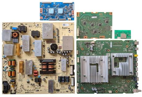 XR-85X90K Sony TV Repair Parts Kit, A-5042-769-A Main Board, 1-013-620-41 Power Supply, 1-014-131-11 T-Con, A-5039-794-A LED Driver, 1-005-419-13 Wifi, XR-85X90K