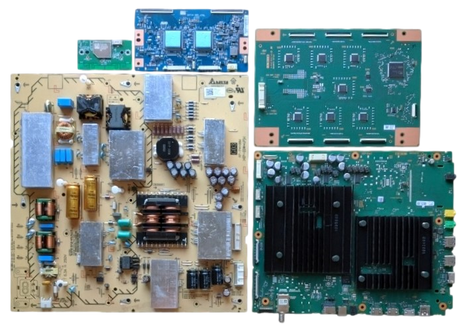 XR-85X95J Sony TV Repair Parts Kit, XR-85X95J, A-5026-275-A Main Board, 1-006-109-31 Power, 1-011-551-11 T-Con, A-5027-232-A LED Driver, 1-005-419-31 Wifi, XR-85X95J