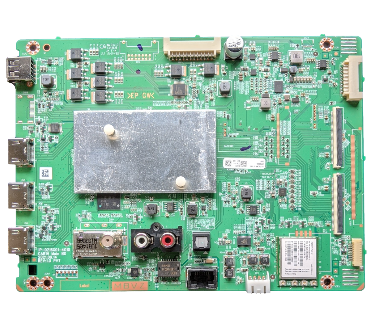 Y8389832B VIZIO Main Board (11790), 0170CAR1F100, 1P-0216X01-4010, CAR1H, 832B, M70Q6M-K03 (LFTGL7)