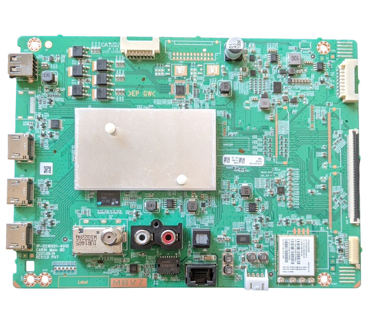 Y8389840C Vizio Main Board, 0175CAR1I100, 1P-0216X01-4010, V755M-K03