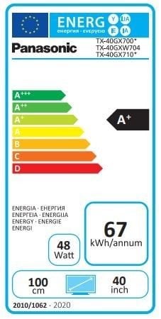 2019 Panasonic TX-40GX710 40