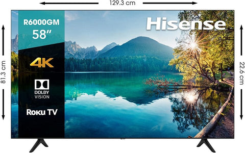 2020 Hisense H58R6000GM 58