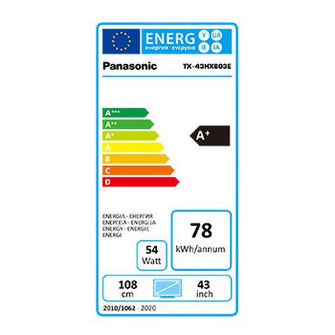 2020 Panasonic TX-43HX603 43