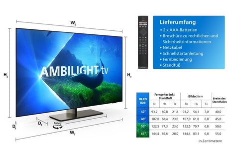 2023 Philips 48OLED808/12 48"