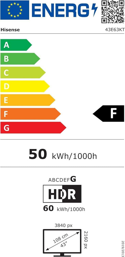 2023 Hisense 43E63KT 43